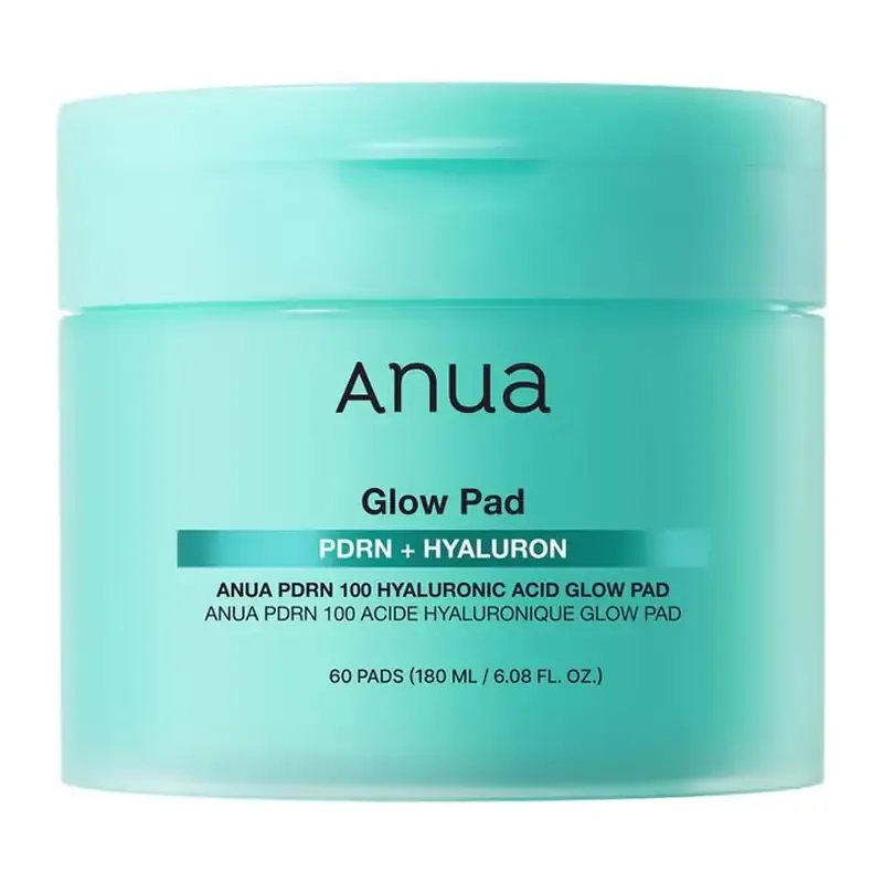 Anua PDRN 100 Hyaluronic Acid Glow Pad – drėkinamieji padeliai