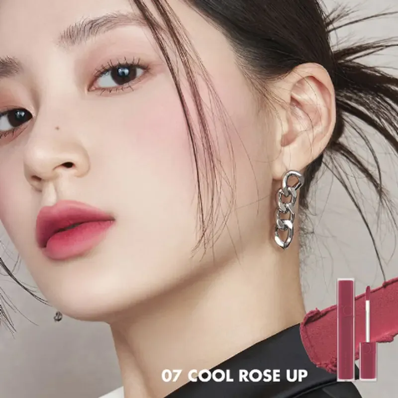 romand Blur Fudge Tint 07 Cool Rose Up – matiniai lūpų dažai 2