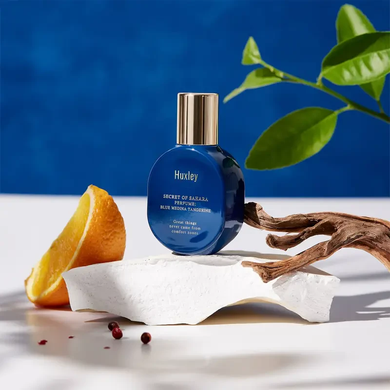 Huxley Secret Of Sahara Perfume Blue Medina Tangerine – nišinis prieskonių ir citrusų aromatas 1