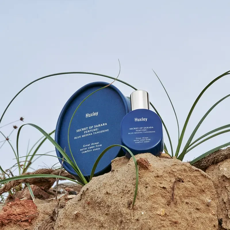 Huxley Secret Of Sahara Perfume Blue Medina Tangerine – nišinis prieskonių ir citrusų aromatas 4