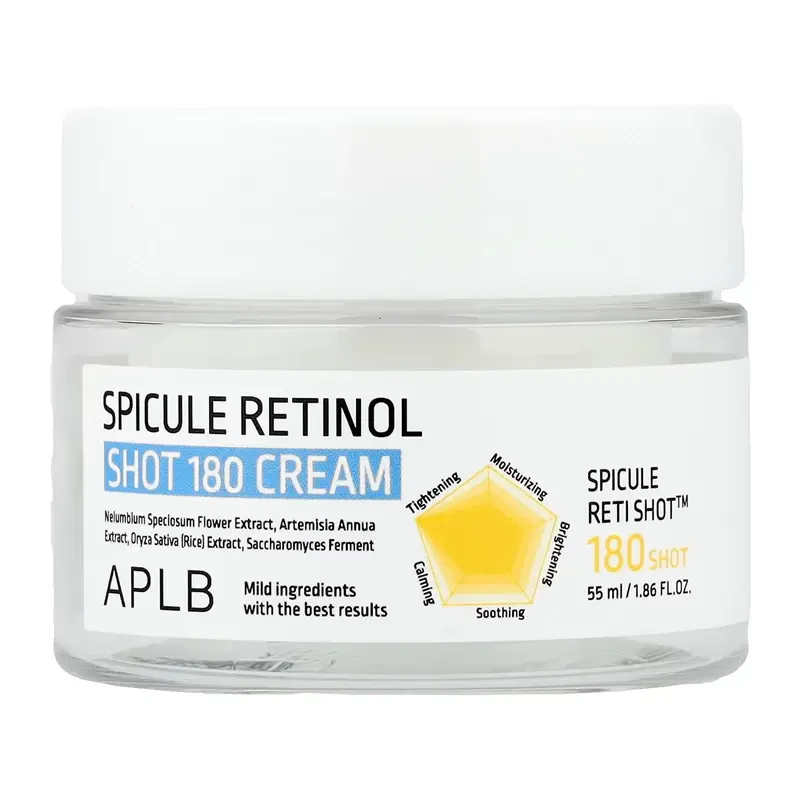 APLB Spicule Retinol Shot 180 Cream – kremas su retinoliu ir mikroadatomis