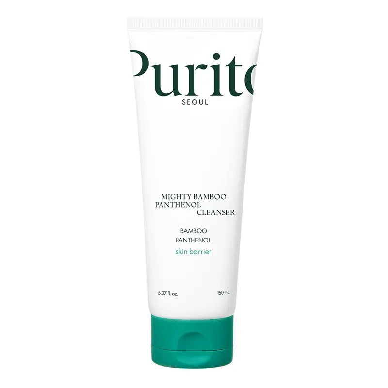Purito Seoul Mighty Bamboo Panthenol Cleanser, 150ml. – švelnus prausiklis su bambukų ekstraktu ir pantenoliu