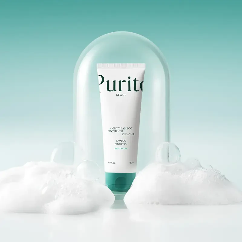 Purito Seoul Mighty Bamboo Panthenol Cleanser, 150ml. – švelnus prausiklis su bambukų ekstraktu ir pantenoliu 1