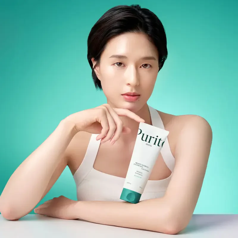 Purito Seoul Mighty Bamboo Panthenol Cleanser, 150ml. – švelnus prausiklis su bambukų ekstraktu ir pantenoliu 2