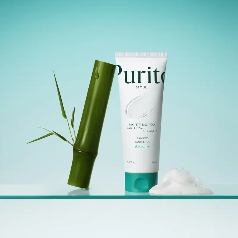Purito Seoul Mighty Bamboo Panthenol Cleanser, 150ml. – švelnus prausiklis su bambukų ekstraktu ir pantenoliu 3