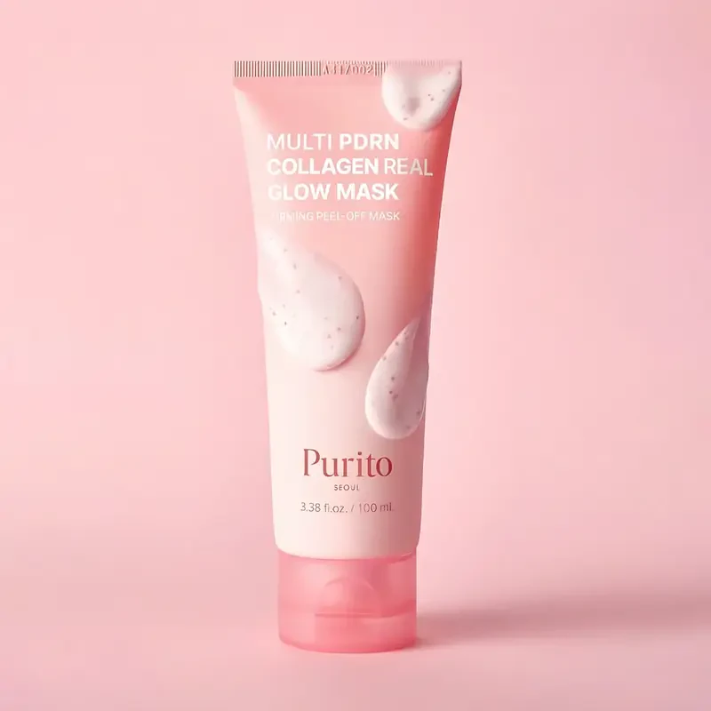 Purito Seoul Multi PDRN Collagen Real Glow Mask, 100 ml. – švytėjimo suteikianti veido kaukė su PDRN ir kolagenu 1