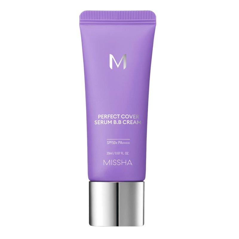 MISSHA M Perfect Cover Serum BB Cream  SPF50/PA++++ (No.21/Light Beige) – BB kremas, 20 ml.