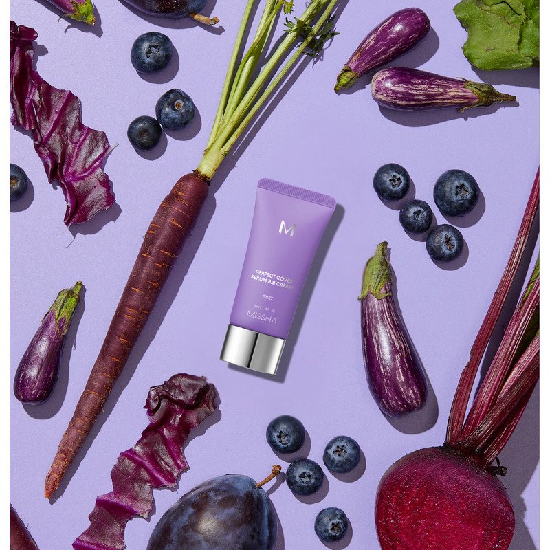 MISSHA M Perfect Cover Serum BB Cream  SPF50/PA++++ (No.21/Light Beige) – BB kremas, 20 ml.