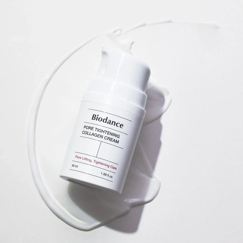 Biodance Pore Tightening Collagen Cream – poras mažinantis veido kremas