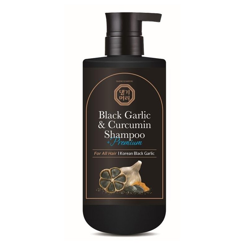 Daeng Gi Meo Ri Black Garlic & Curcumin Premium Shampoo – šampūnas su česnakais ir kurkuminu, 500ml.