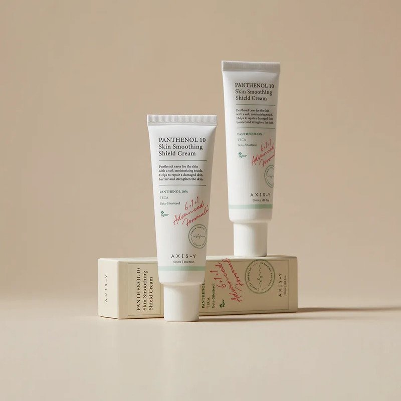 AXIS-Y Panthenol 10 Skin Smoothing Shield Cream – odos barjerą stiprinantis kremas