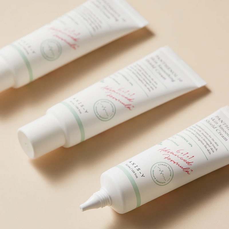 AXIS-Y Panthenol 10 Skin Smoothing Shield Cream – odos barjerą stiprinantis kremas