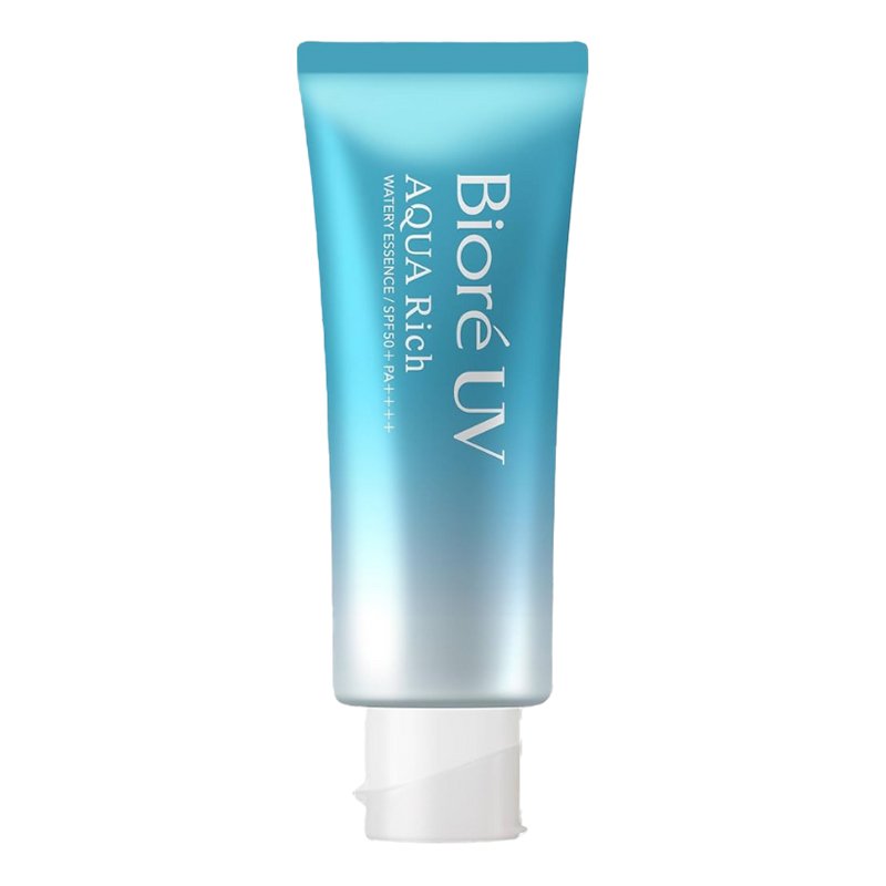 Biore UV Aqua Rich Watery Essence SPF50+/PA++++ – lengva esencija nuo saulės