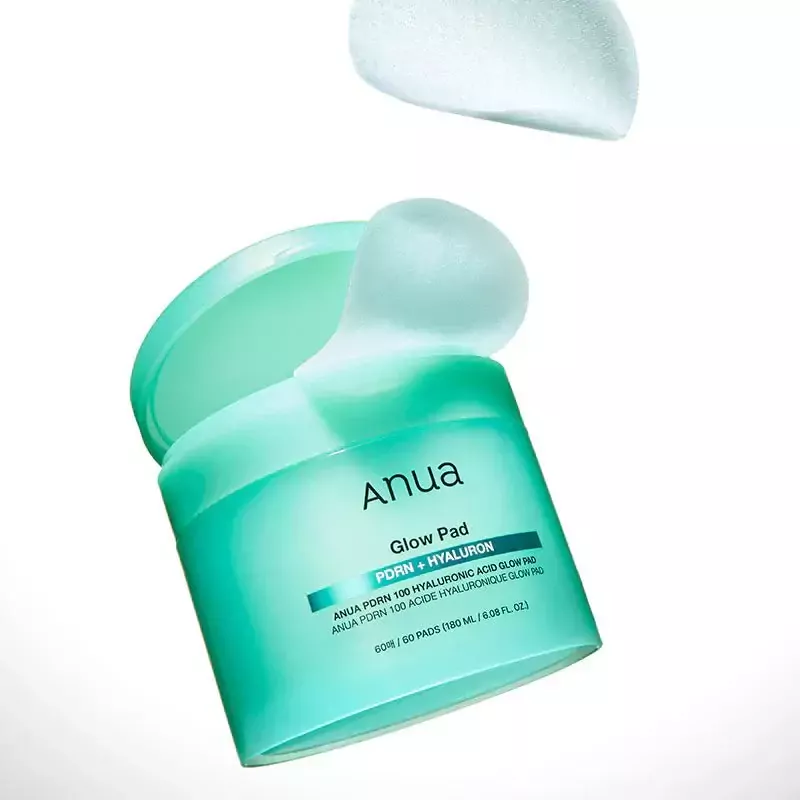 Anua PDRN 100 Hyaluronic Acid Glow Pad – drėkinamieji padeliai 3