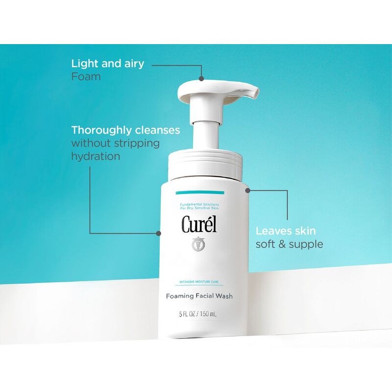 Curél Intensive Moisture Care Foaming Facial Wash – švelnus putojantis veido prausiklis 1