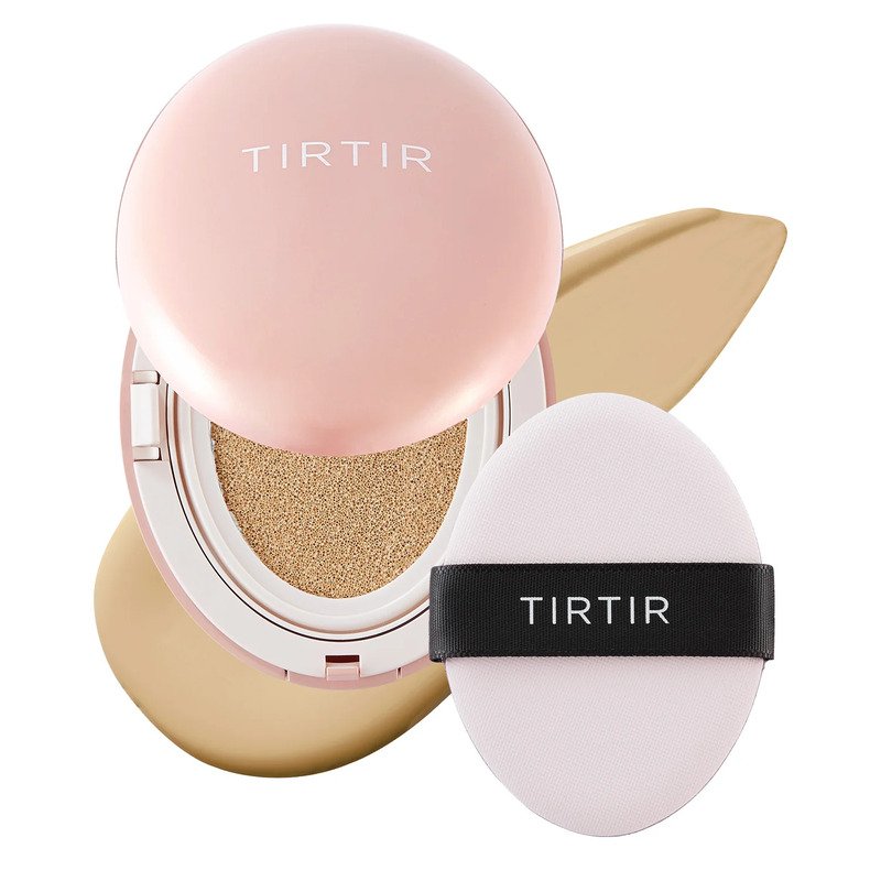 TIRTIR Mask Fit All Cover Cushion 24W Soft Beige – makiažo pagrindas 1