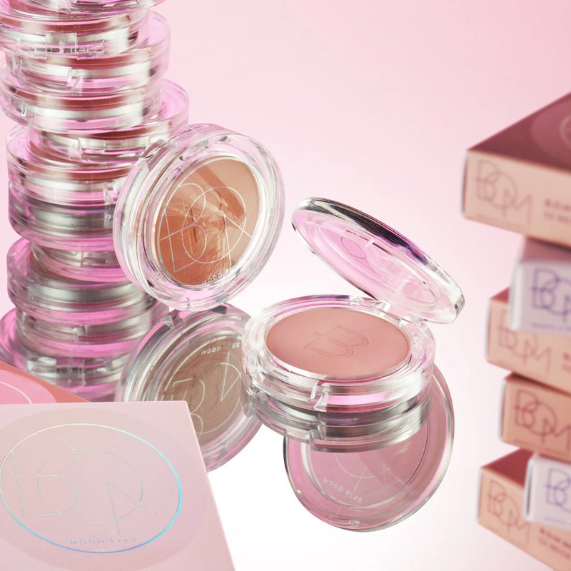 BOM Flex Powder Blush 02 Rose Beige – skaistalai 5