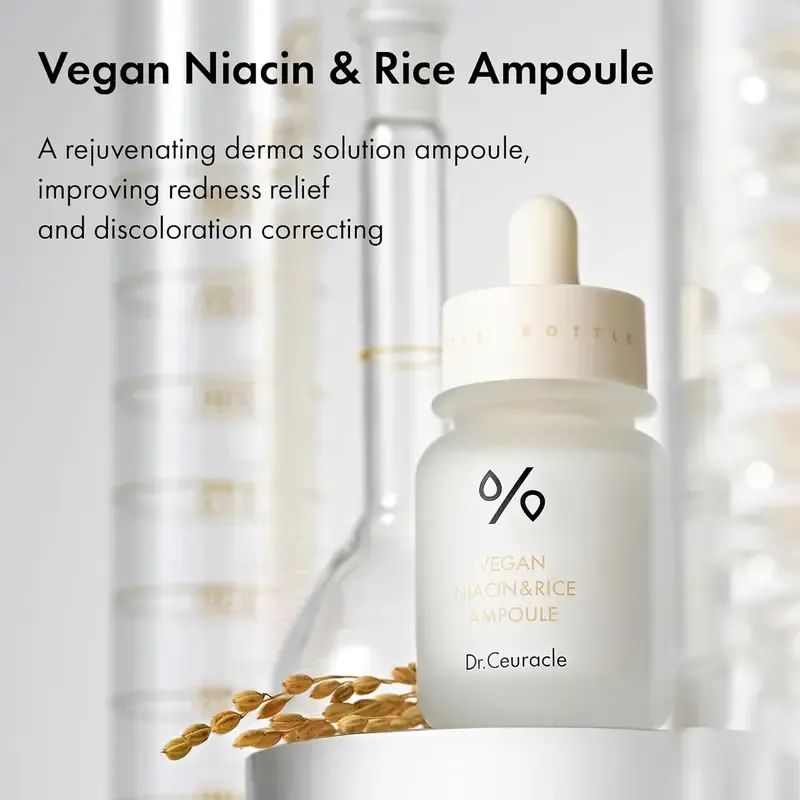Dr. Ceuracle Vegan Niacin & Rice Ampoule – šviesinamoji ampulė 2