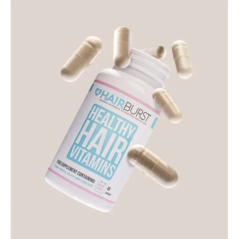 HAIRBURST Healthy Hair Vitamins – maisto papildas sveikiems ir stipriems plaukams (60 kapsulių) (2026.05) 1