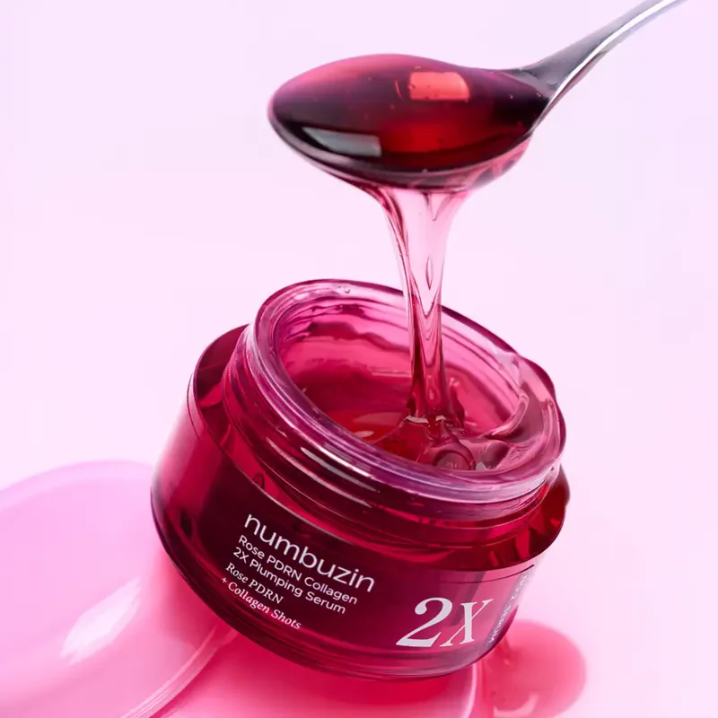 numbuzin No.2 Rose PDRN Collagen 2X Plumping Serum – serumas su PDRN ir kolagenu 1