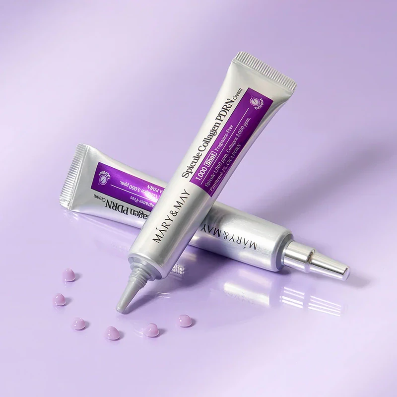 Mary&May Spicule Collagen PDRN Cream, 15g. – veido kremas su kolagenu ir mikroadatomis 2