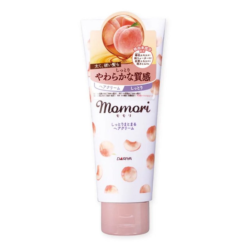 Dariya Momori Peach Moist & Cohesive Hair Cream – drėkinamasis plaukų kremas