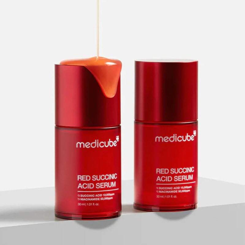 medicube Red Succinic Acid Serum – serumas nuo aknės 1