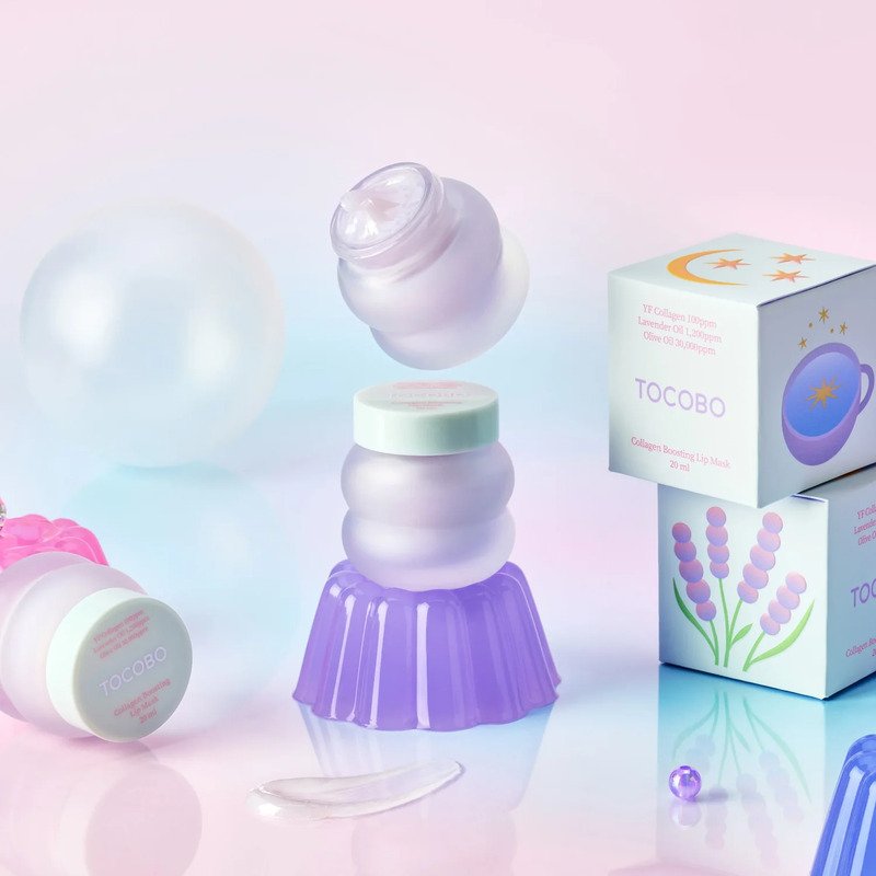 TOCOBO Collagen Boosting Lip Mask – naktinė lūpų kaukė 1