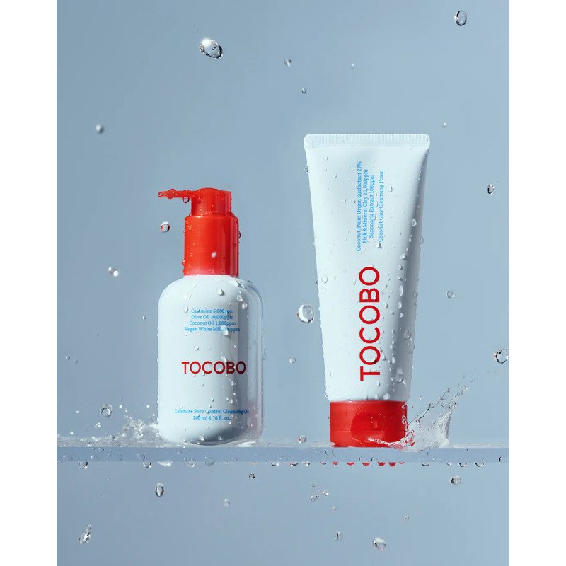 TOCOBO Double Cleansing Duo – prausiklio ir valomojo aliejaus rinkinys 2