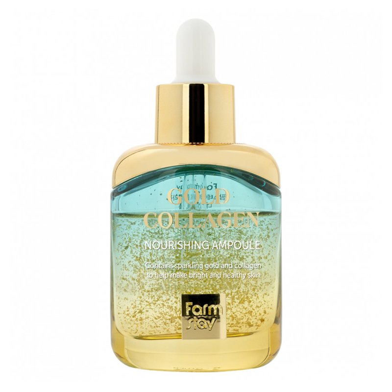 Farm Stay Gold Collagen Nourishing Ampoule – maitinamasis veido serumas