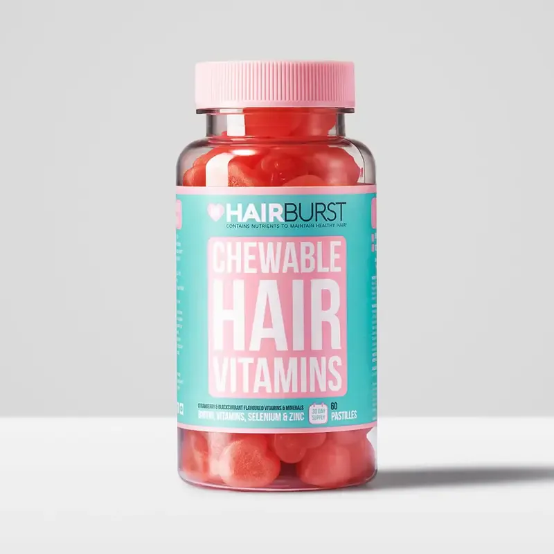 HAIRBURST Chewable Hair Vitamins – maisto papildas nuo plaukų slinkimo (60 kapsulių) 1