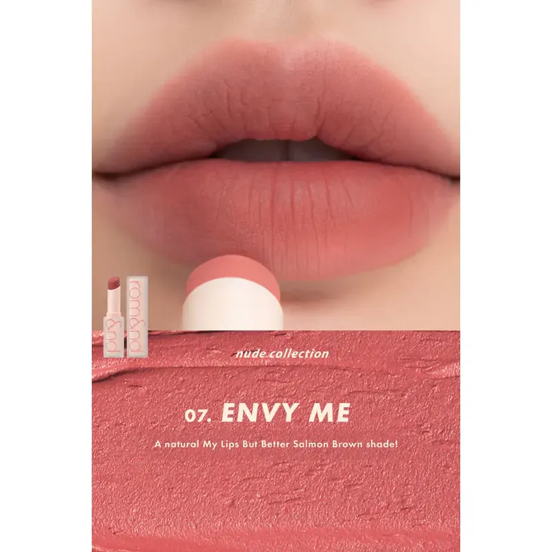 romand Zero Matte Lipstick 07 Envy Me – matiniai lūpų dažai 1