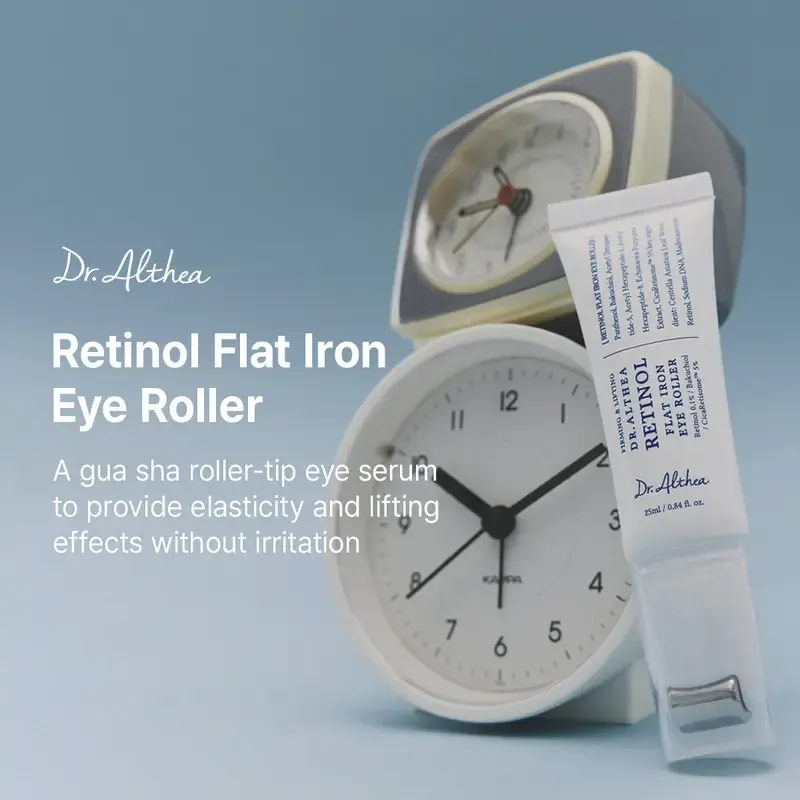Dr. Althea Retinol Flat Iron Eye Roller – paakių serumas su retinoliu 1