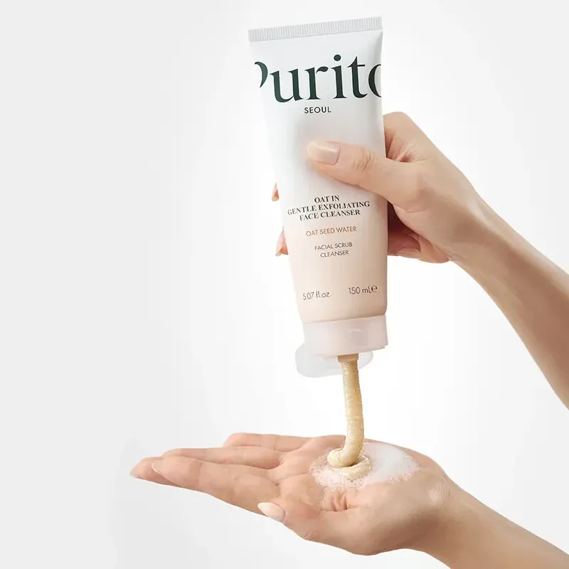 Purito Seoul Oat-in Gentle Exfoliating Face Cleanser – švelnus eksfolijuojantis prausiklis su avižomis 3