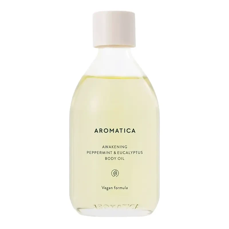 Aromatica Awakening Body Oil Peppermint & Eucalyptus, 100 ml. – kūno aliejus su pipirmėte ir eukaliptu