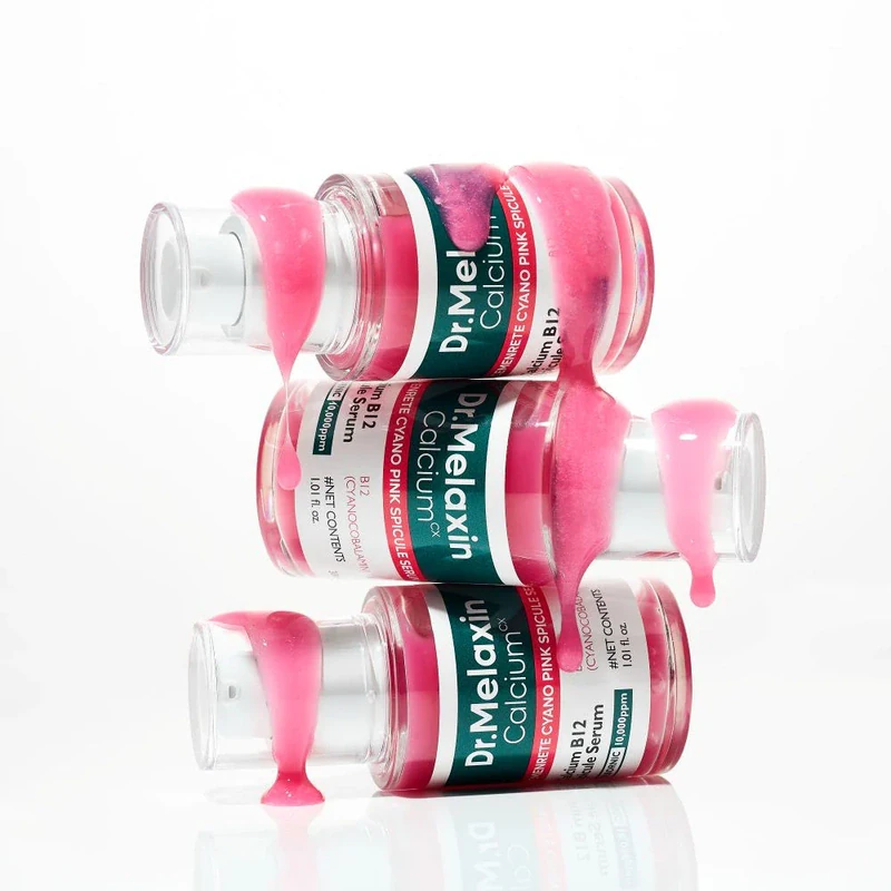Dr. Melaxin Cemenrete Cyano Pink Spicule Serum, 30 ml. – serumas su spikulėmis ir vitaminu B12  2