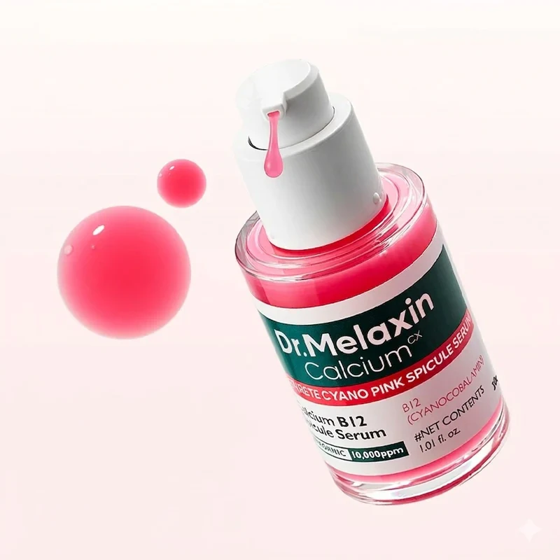 Dr. Melaxin Cemenrete Cyano Pink Spicule Serum, 30 ml. – serumas su spikulėmis ir vitaminu B12  3