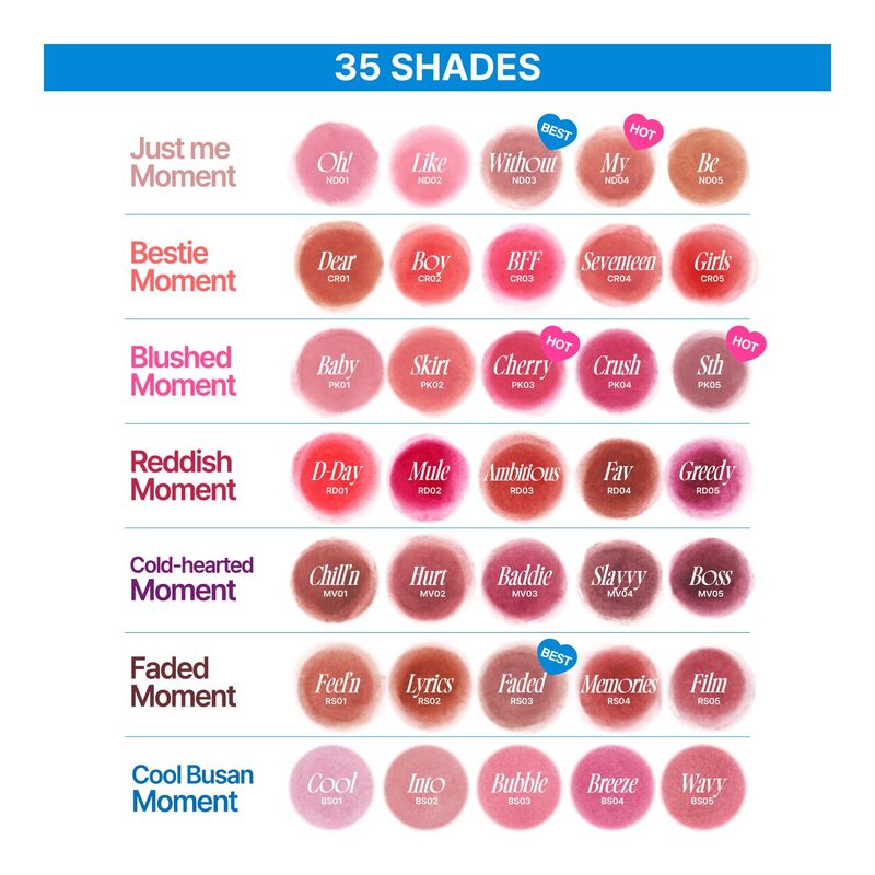 fwee Lip & Cheek Blurry Pudding Pot Blushed Moment PK04 Crush – lūpdažis ir skaistalai
