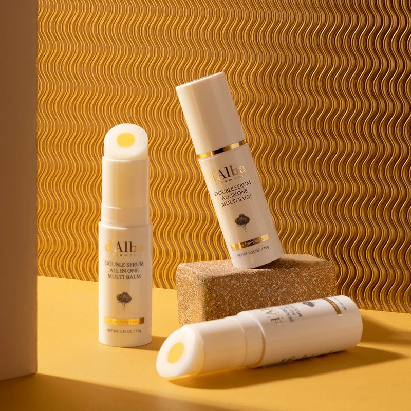  d’Alba Double Serum All‑In‑One Multi Balm – pieštukinis balzamas