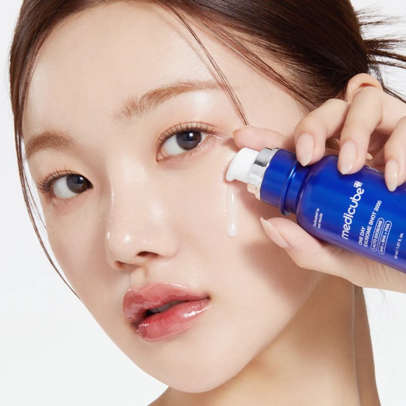 medicube One Day Exosome Shot Pore Ampoule 2000 – poras sutraukiantis serumas su egzosomomis 2