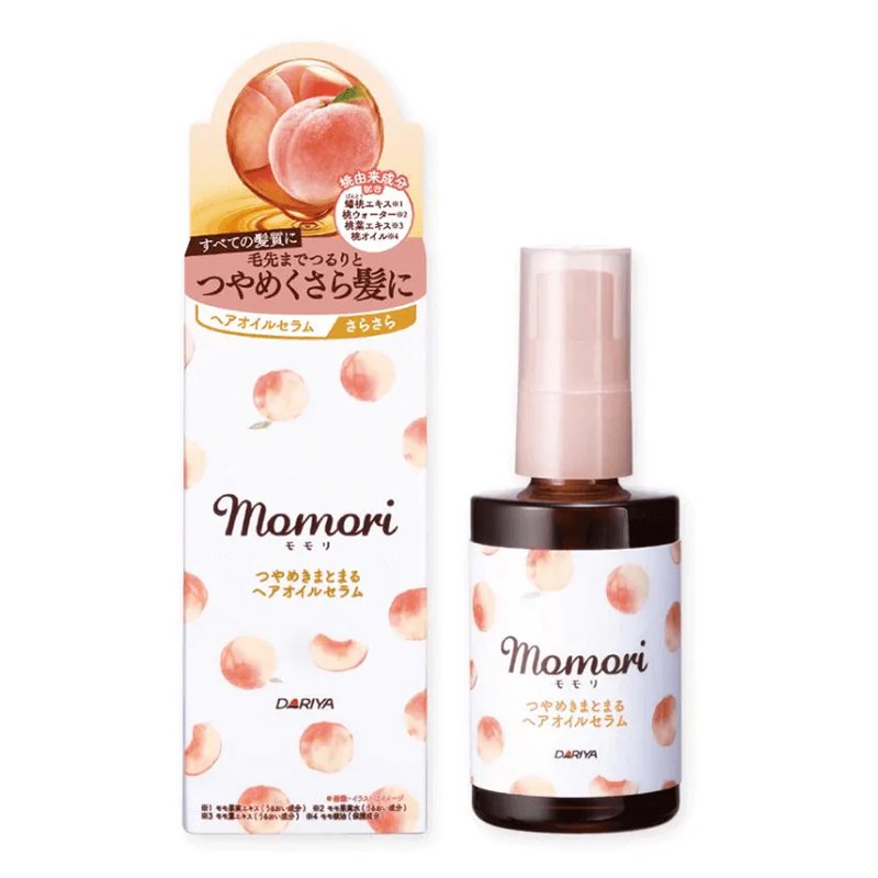 DARIYA Momori Peach Rich Shiny Hair Oil Serum – aliejaus plaukų serumas