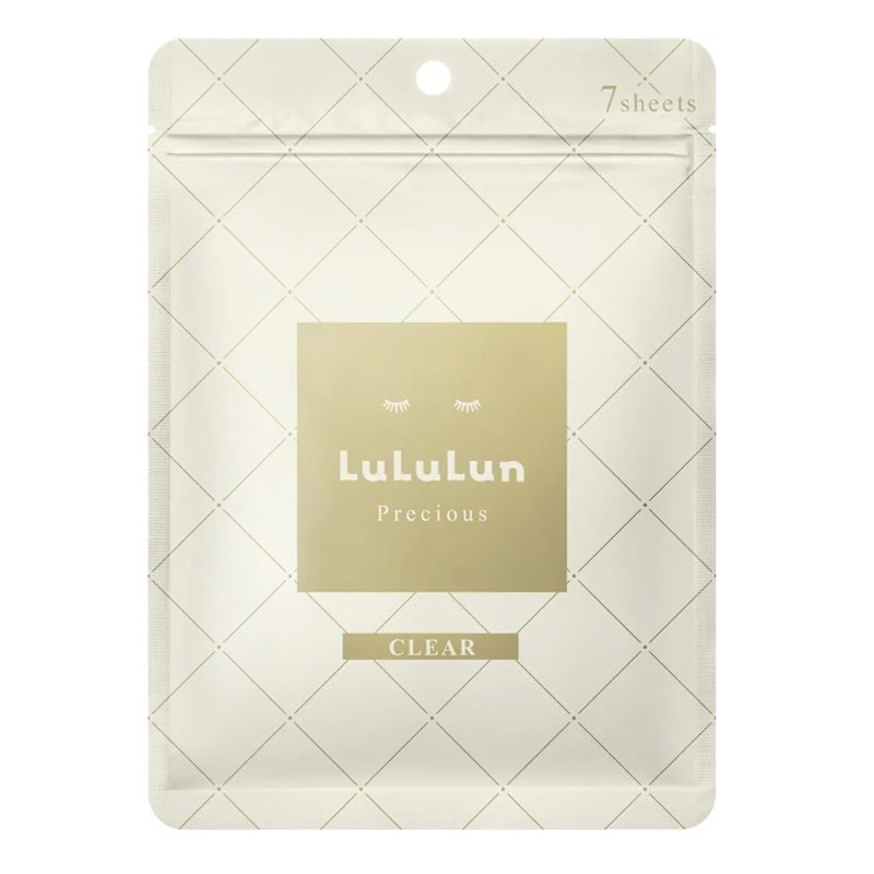 LuLuLun Precious Clear Mask – skaistinamosios veido kaukės 