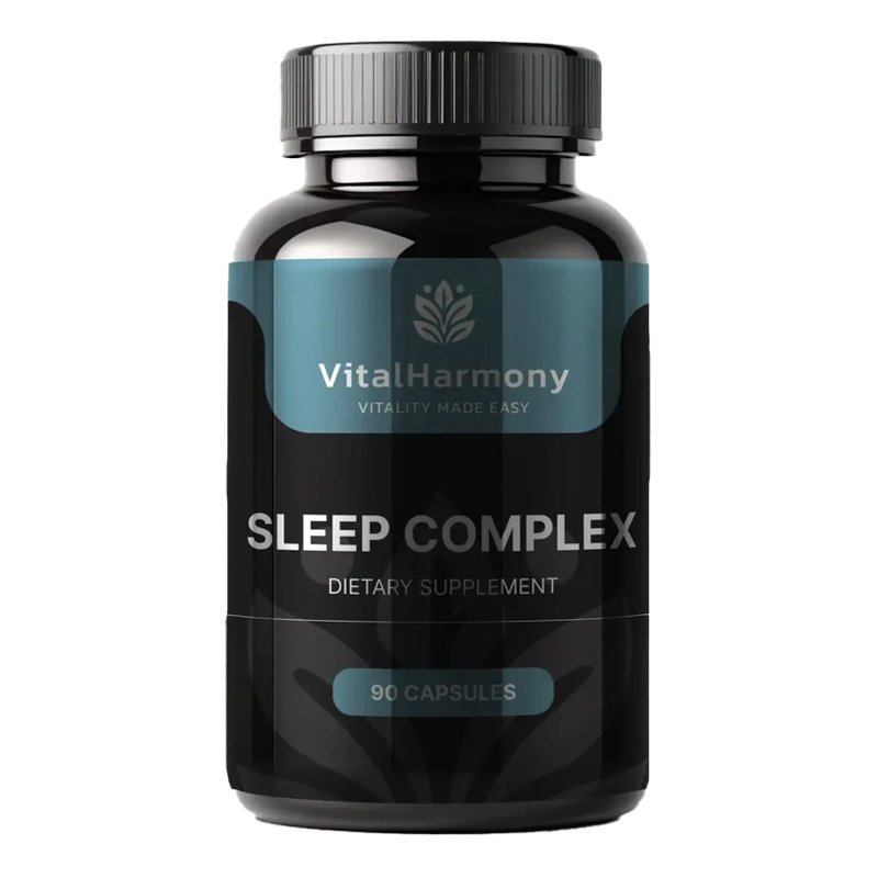 VitalHarmony Sleep Complex – maisto papildas geresniam miegui (90 kapsulių)