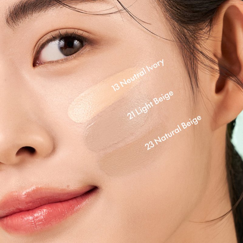 Purito Seoul Wonder Relief Centella BB Cushion #21 Light Beige SPF30 PA+++ – BB kremas pagalvėlėje su papildymu 4