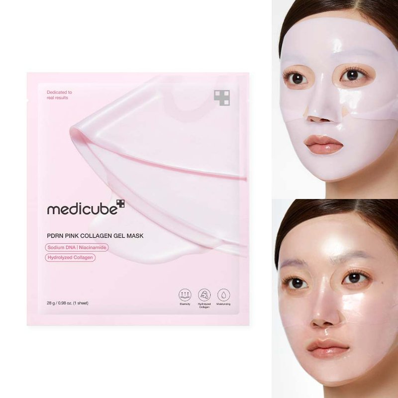 medicube PDRN Pink Collagen Gel Mask Sheet – stangrinamoji veido kaukė 1
