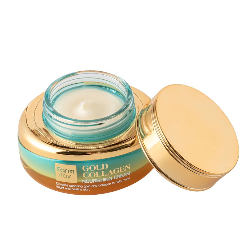 Farm Stay Gold Collagen Nourishing Cream – maitinamasis veido kremas 1