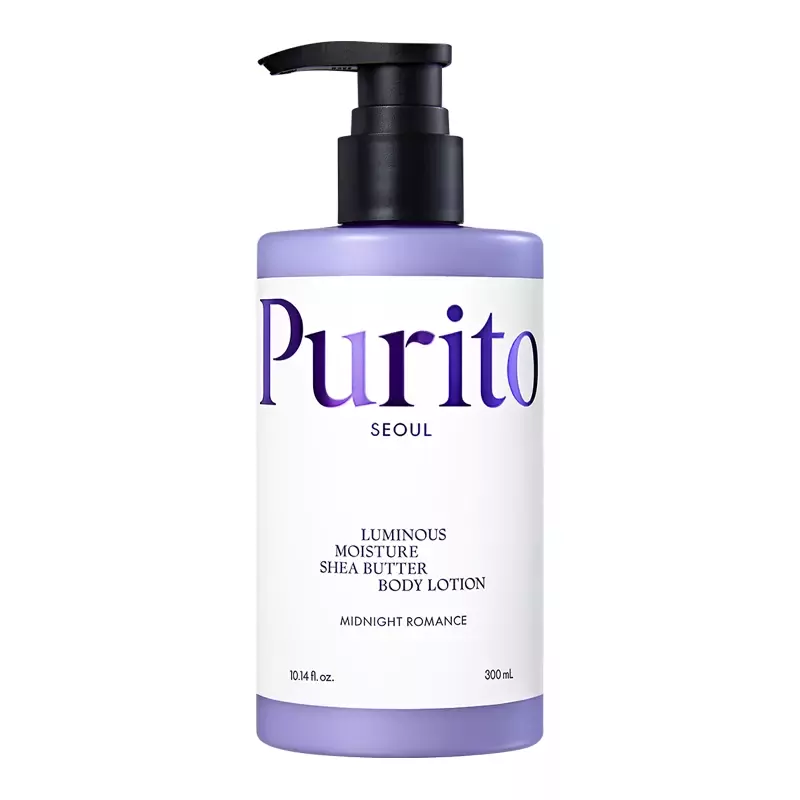 Purito Seoul Luminous Moisture Shea Butter Body Lotion Midnight Romance – drėkinamasis kūno losjonas