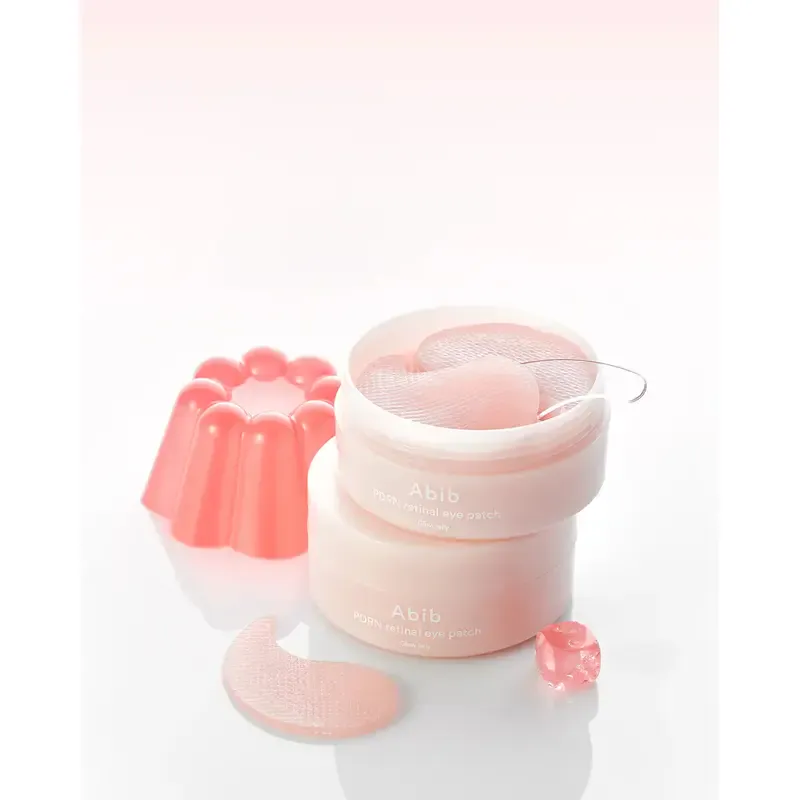 Abib PDRN Retinal Eye Patch Glow Jelly – stangrinamosios paakių kaukės su PDRN ir retinoliu 3