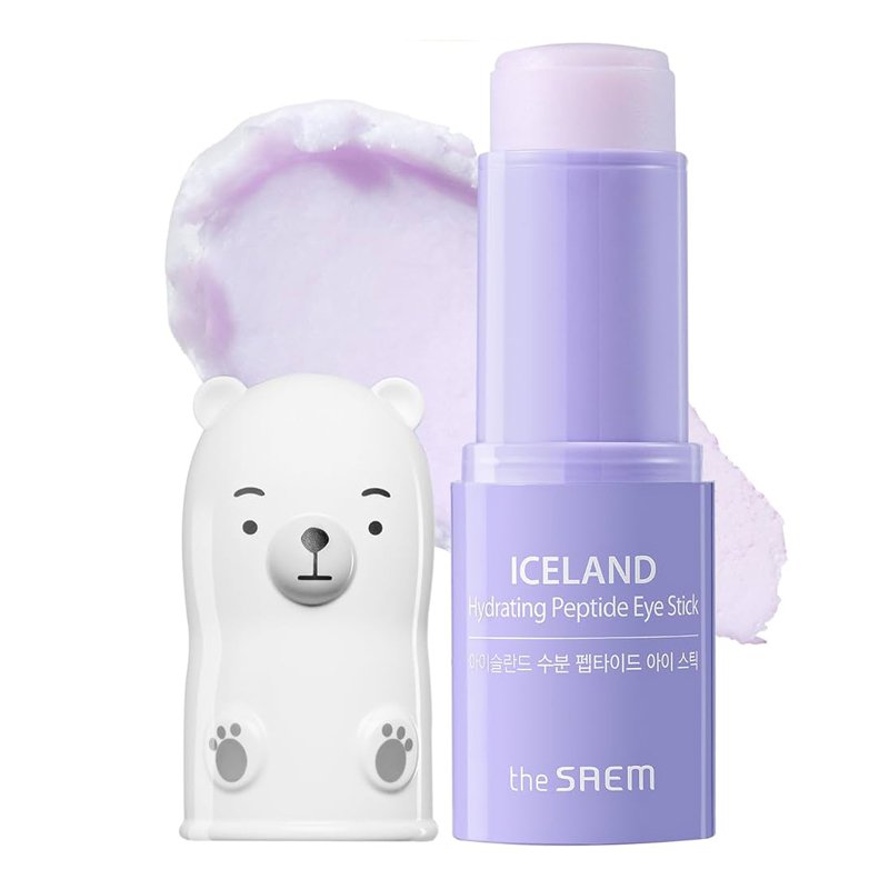 The Saem Iceland Hydrating Peptide Eye Stick – stangrinamasis pieštukinis paakių kremas