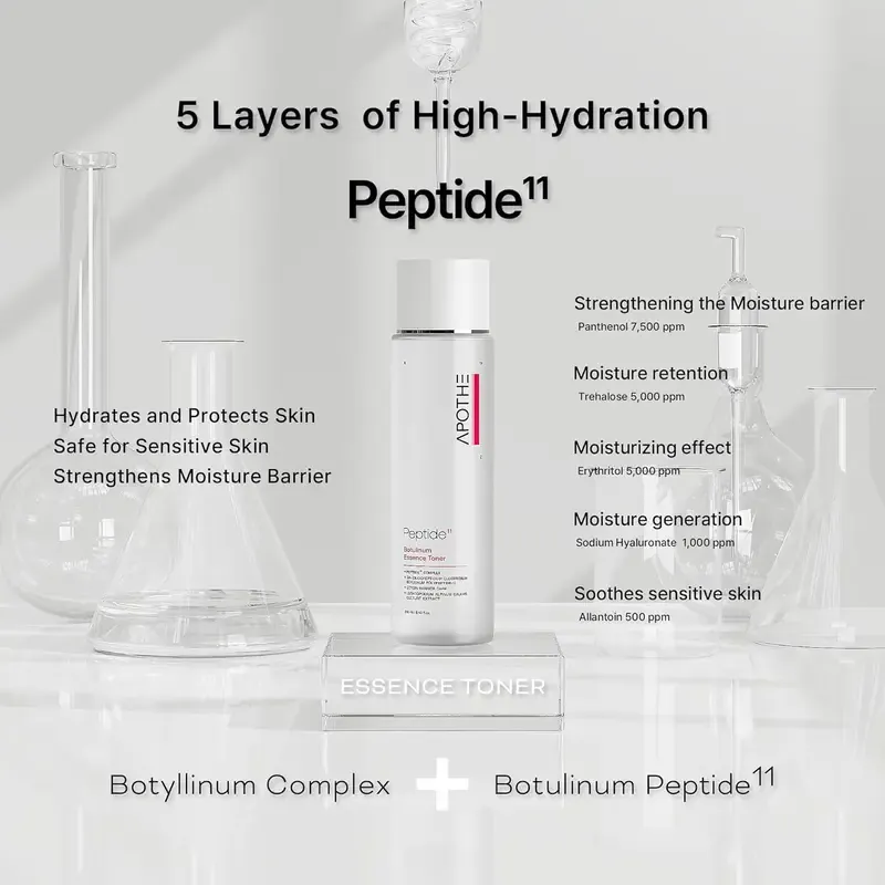 APOTHE Peptide 11 Botulinum Essence Toner – stangrinamasis tonikas 1
